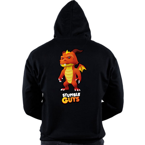 Stumble Guys - Inferno Dragon-Oversized kapucnis pulóver