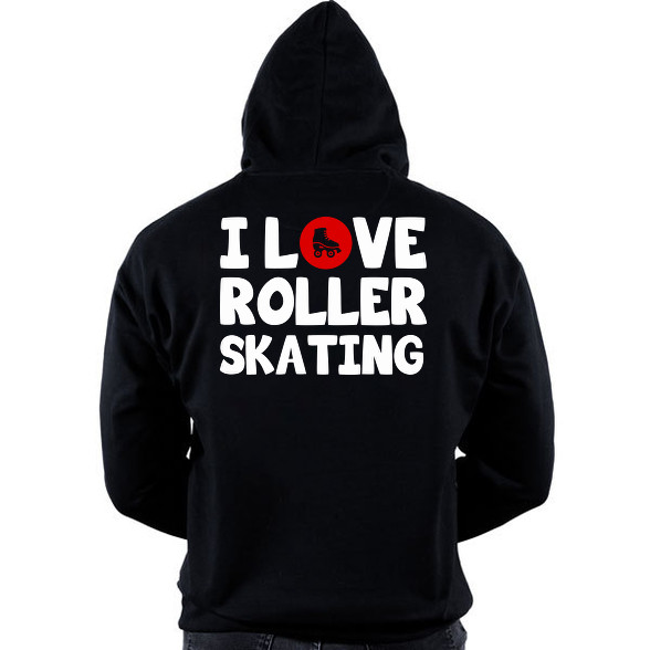 I love roller skating-Oversized kapucnis pulóver