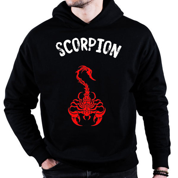 red scorpion-Oversized kapucnis pulóver