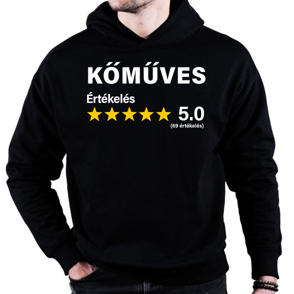 Kőműves Értékelés ***** 5.0 (69 értékelés)-Oversized kapucnis pulóver