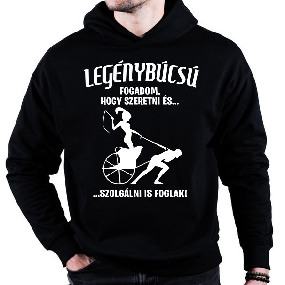 Legénybúcsú - szeretni és szolgálni-Oversized kapucnis pulóver