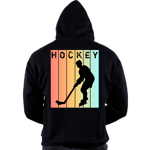 Hockey-Oversized kapucnis pulóver