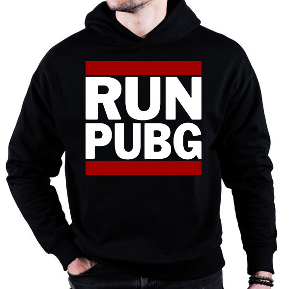 RUN PUBG-Oversized kapucnis pulóver