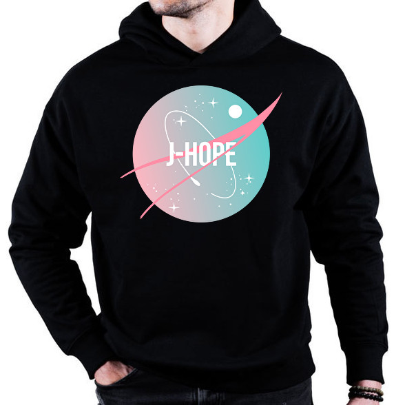 BTS NASA: J-HOPE-Oversized kapucnis pulóver