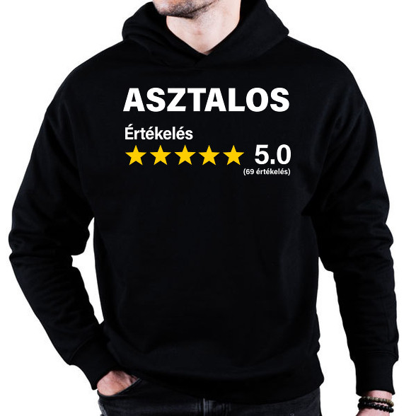 Asztalos Értékelés ***** 5.0 (69 értékelés)-Oversized kapucnis pulóver