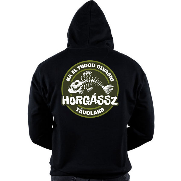 Horgássz Távolabb-Oversized kapucnis pulóver