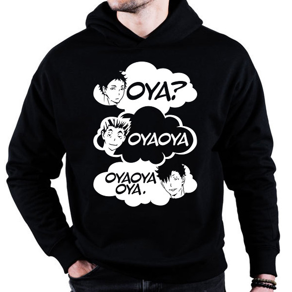 Oya? Oya Oya!-Oversized kapucnis pulóver