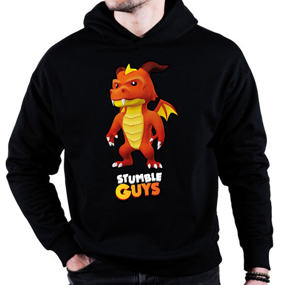 Stumble Guys - Inferno Dragon-Oversized kapucnis pulóver