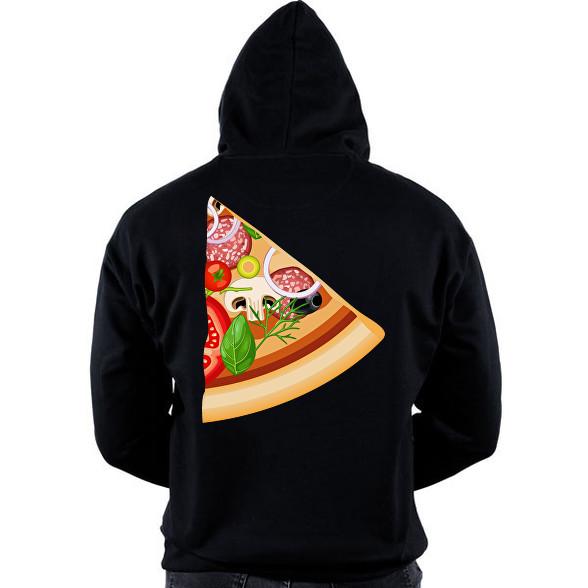 Pizza son-Oversized kapucnis pulóver