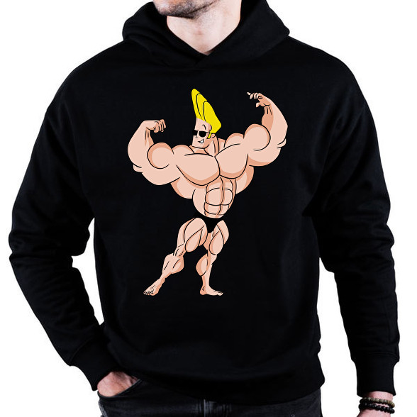 Johnny Bravo-Oversized kapucnis pulóver