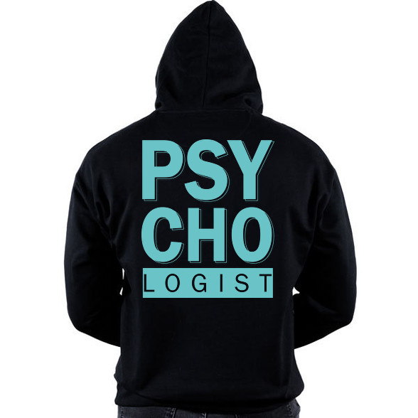 Psycho-logist-Oversized kapucnis pulóver