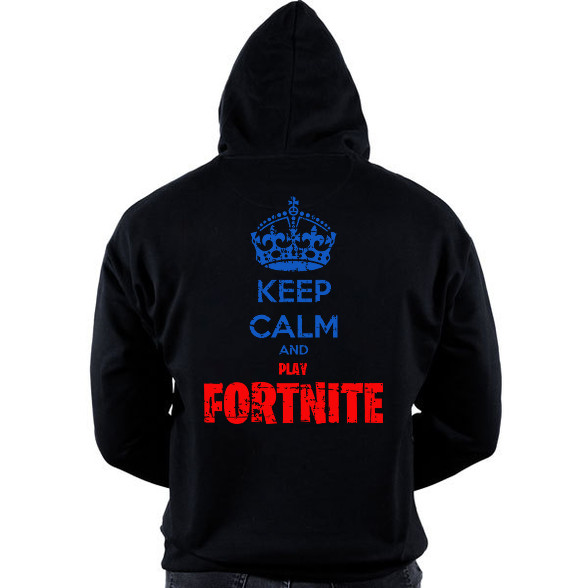 Keep Calm Fortnite-Oversized kapucnis pulóver