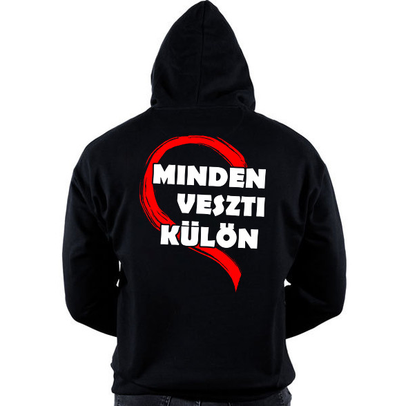 Minden értelmét veszti!-Oversized kapucnis pulóver