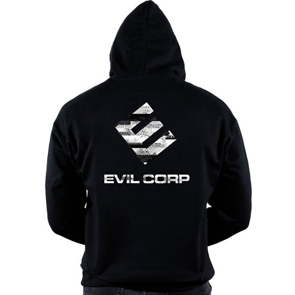 Evil Corp Glitch-Oversized kapucnis pulóver