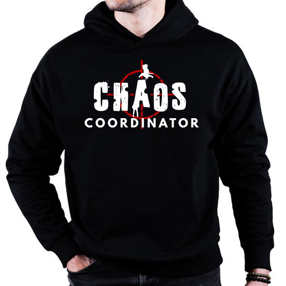 CHAOS COORDINATOR-Oversized kapucnis pulóver