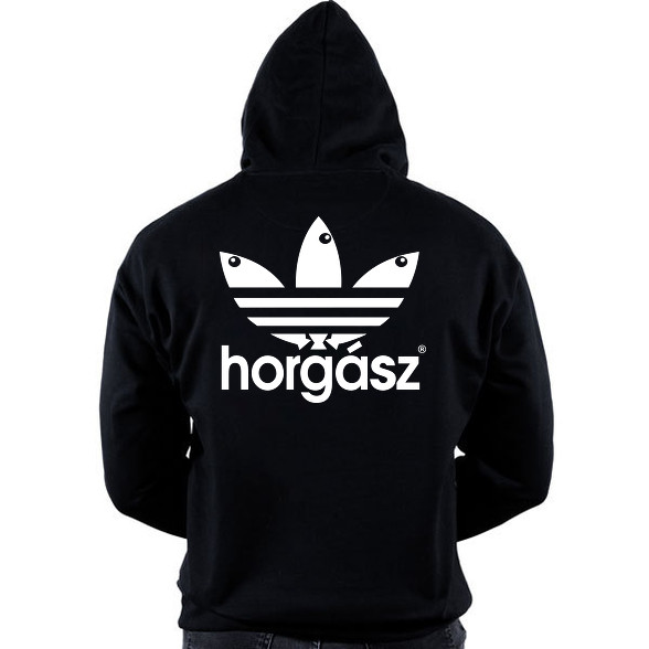 Horgász-Oversized kapucnis pulóver