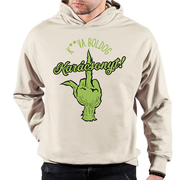 Grinch karácsony-Oversized kapucnis pulóver