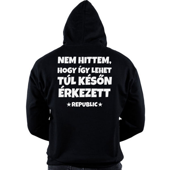 REPUBLIC-Oversized kapucnis pulóver