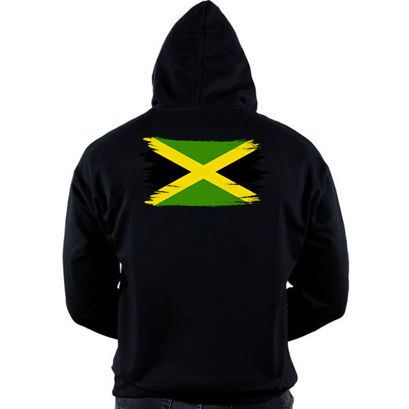 Jamaica flag-Oversized kapucnis pulóver