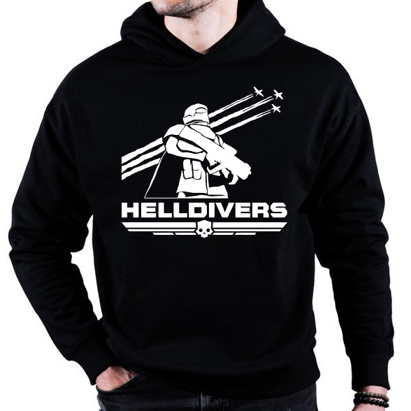 Helldivers-Oversized kapucnis pulóver