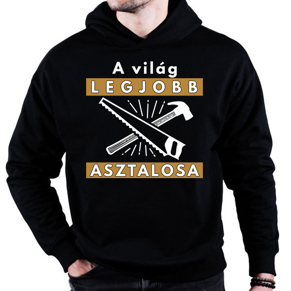 A világ legjobb asztalos!-Oversized kapucnis pulóver