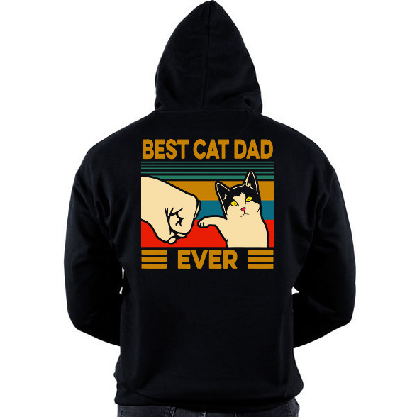 Best Cat Dad Ever-Oversized kapucnis pulóver