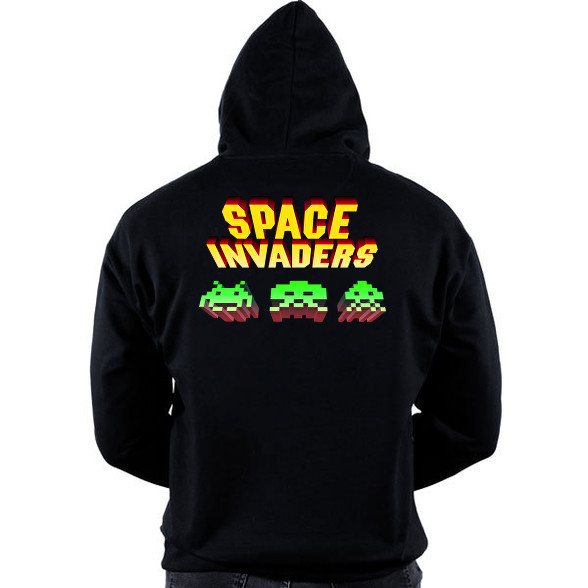 Space Invaders-Oversized kapucnis pulóver