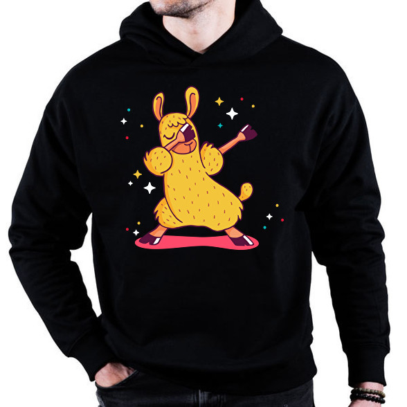 Llama Dabbing-Oversized kapucnis pulóver