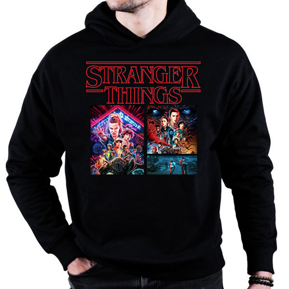 Stranger things-Oversized kapucnis pulóver